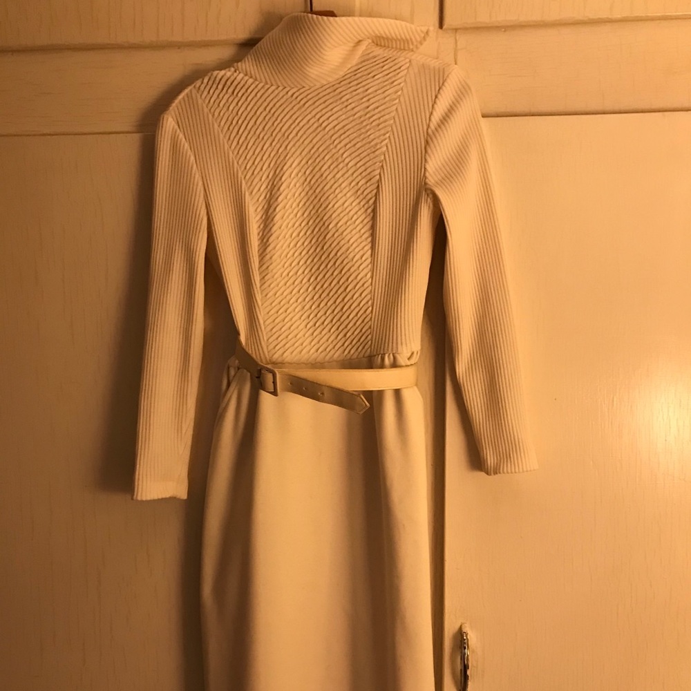 Alfred Werber rare cream vintage dress